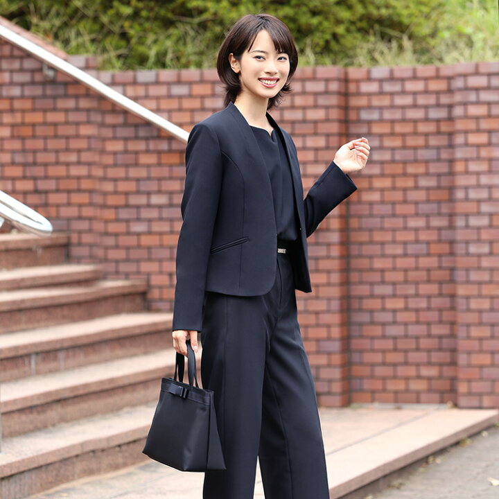 楽天市場】ワイドパンツ レディース 秋冬 スーツ パンツ 入園式 卒業式  