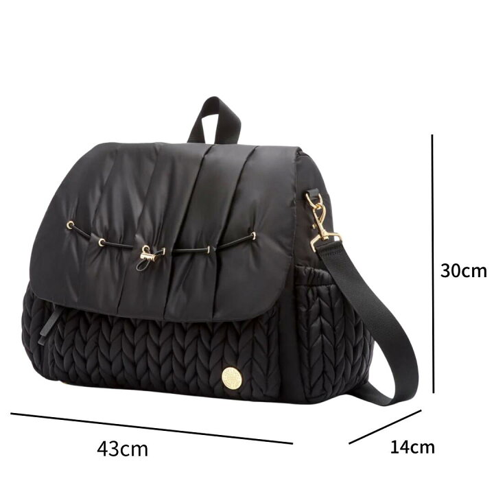 楽天市場】HAPP ハップ Levy Backpack Blackマザーズバッグ おむつ 