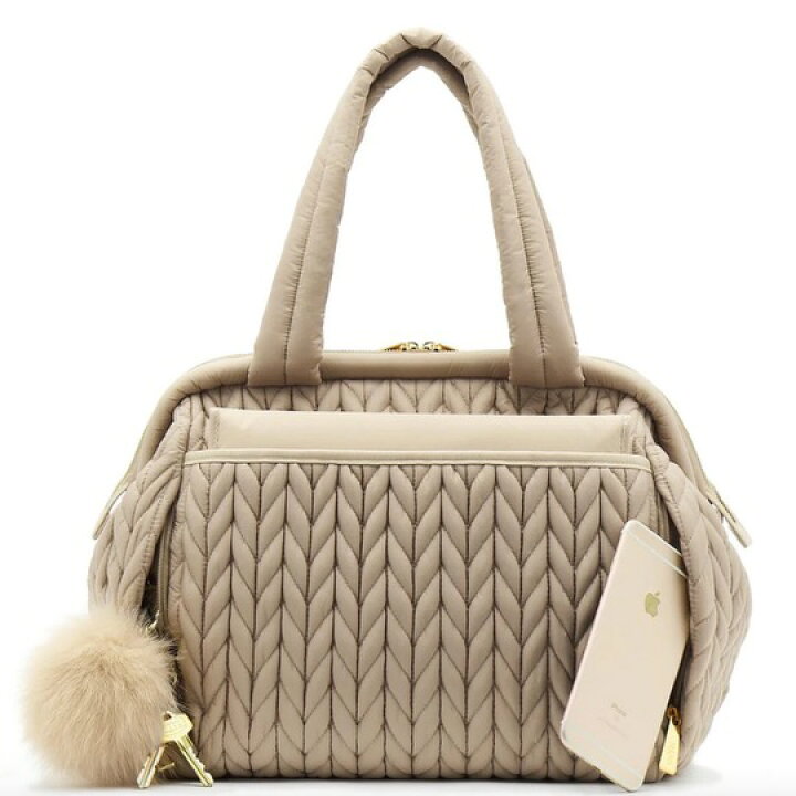 楽天市場】HAPP ハップ Paige Carryall Beige マザーズバッグ おむつ  