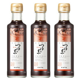 【通販限定】 にんべん 本枯鰹節 つゆの素 特撰 （3倍濃厚） 200ml 3本セット ＜常温・O＞