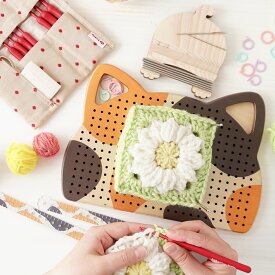 【送料無料！！】【猫の木製ブロッキングボード】ナインディ— nine-D nined 日本製 木製 おもちゃ ブローチ ぶろーち キーホルダー インテリア デザイン 可愛い カワイイ かわいい 知育玩具 オブジェ 出産祝い 誕生日 こども 子ども ギフト 編み物 ブロッキングボード