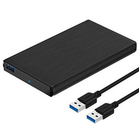 色：ブラック SABRENT 2.5インチ SSD外付けケース/ SATA SSD/ HDD (SSD 1TB、SSD 2TB、SSD 500GB、SSD 4TB) 最大16TB/ USB3.0 SuperSpeed/ アルミ製/ 工具不要/ SATA 対応/PC、ミニPC、Macbook、ノートPCに使用 EC-UK30