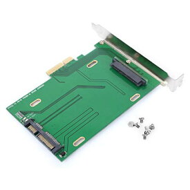 ALIKSO U.2 SFF-8639 INTEL 750 2.5インチ NVMe PCIe SSD * PCIe3.0 x 4 SSD 変換アダプタ コネクタ,PCIe x8&PCIe x16対応、2.5インチSATA使用不可