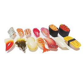 食品 サンプル 握り 寿司 14 種類 セット 実物大 プレゼント お供え ままごと 教材 サンプル (A)