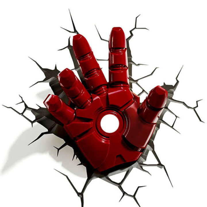 楽天市場】Iron Man 3 3D Deco Light Hand アイアンマン3 3Dデコライト 