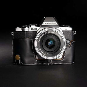 �󂠂�i OLYMPUS OM-D E-M10 ��p ���U�[ �P�[�X Black �u���b�N TP Original �J�����P�[�X ������� �{�v ���v ���ʃP�[�X �{�f�B�[�n�[�t�P�[�X ��ʊJ�� �o�b�e���[�����\ TB04EM10-BK