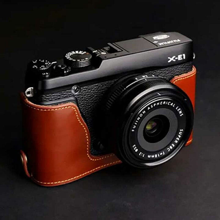 楽天市場】FUJIFILM X-E2 X-E1 用 レザー ケース Brown ブラウン TP 