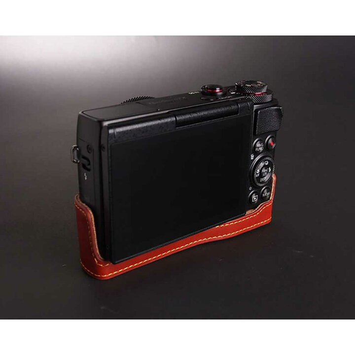 楽天市場】【30%OFF】 Canon PowerShot G7X 用 レザー ケース Brown 