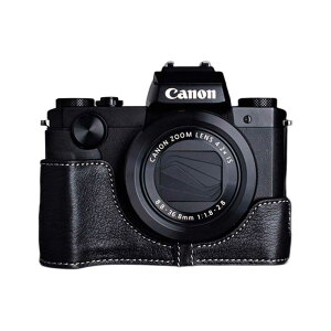y30%OFFz Canon PowerShot G5X p U[ JP[X Black ubN TP Original JP[X  {v v ʃP[X {fB[n[tP[X ʊJ obe[\ Lm Lm