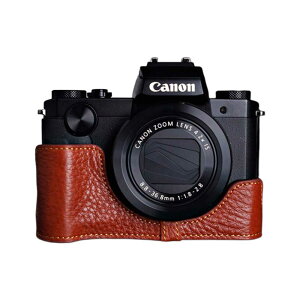 �y30%OFF�z Canon PowerShot G5X ��p ���U�[ �J�����P�[�X Brown �u���E�� TP Original �J�����P�[�X ������� �{�v ���v ���ʃP�[�X �{�f�B�[�n�[�t�P�[�X ��ʊJ�� �o�b�e���[�����\ �L���m�� �L���m