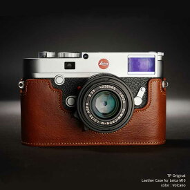 TP Original Leather Camera Body Case for Leica M10/M10P Volcano ボルケーノ ライカ 本革 カメラケース レザーケース おしゃれ デジタル一眼カメラ デジタルカメラ Classic Series 速写ケース TB07M10-LB