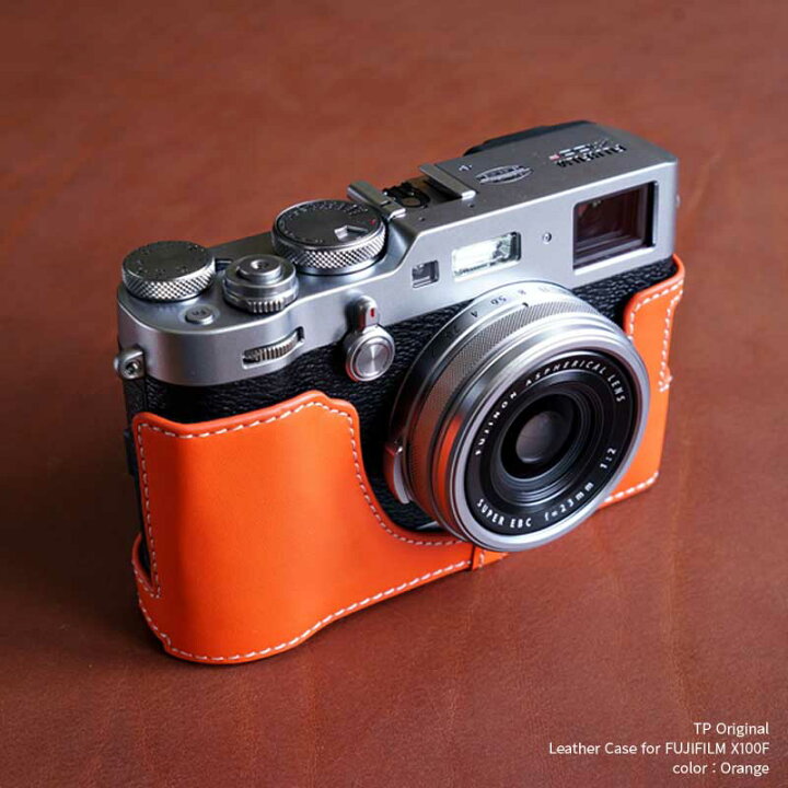 楽天市場】【30%OFF】 FUJIFILM X100F 専用 レザー ケース Orange 