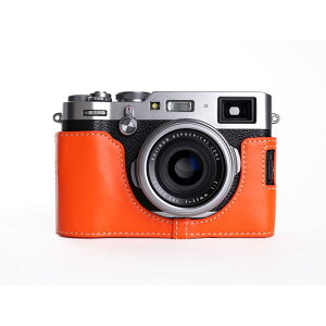 y30%OFFz FUJIFILM X100F p U[ P[X Orange IW TP Original JP[X  {v v ʃP[X {fB[n[tP[X ʊJ obe[\ tWtB xmtC