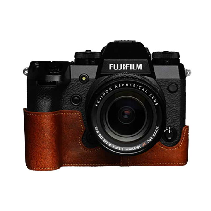 楽天市場】FUJIFILM X-H1 専用 レザー ケース Volcano ボルケーノ TP 