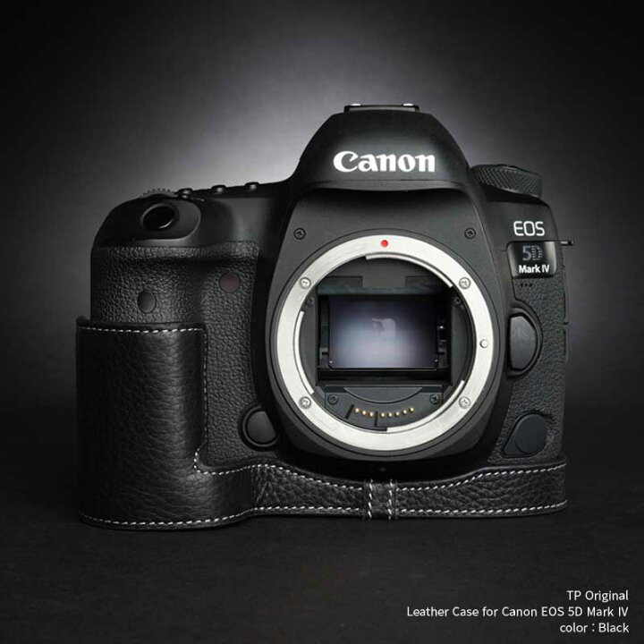 楽天市場】Canon EOS 5D Mark IV 専用 レザー ケース Black ブラック 