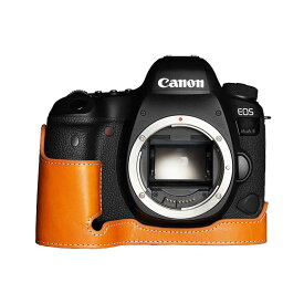 カメラケース TP Original Canon EOS 6D Mark II 専用 レザー ケース Tan タン おしゃれ 本革 牛革 速写ケース 底面開閉 バッテリー交換可能 キャノン キヤノン TB06E6D2-WB