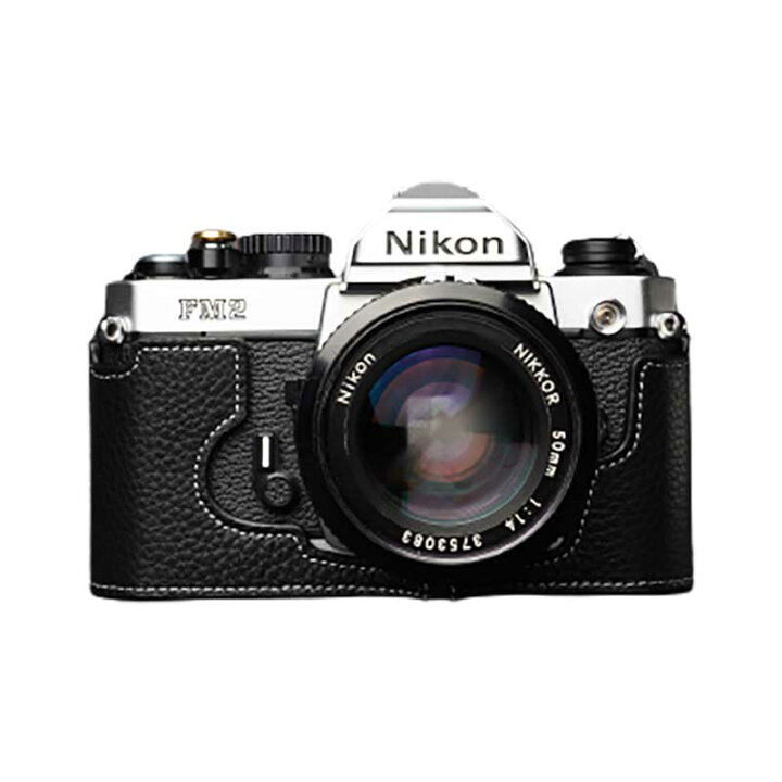 楽天市場】Nikon FM2 FM FM2n FE FE2 用 レザー ケース Black ブラック 