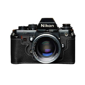 カメラケース TP Original Nikon F3 F3HP F3T F3AF 用 レザー ケース Black ブラック おしゃれ 本革 牛革 速写ケース ボディーハーフケース TB05F3-bk