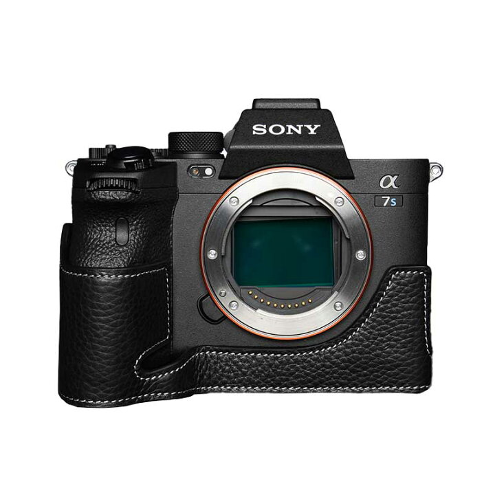 楽天市場】SONY α1 α7S III α7 IV α7R V 用 レザー ケース Black 