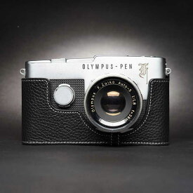 カメラケース TP Original OLYMPUS PEN-F(Film) 専用 レザー ケース Black ブラック おしゃれ 本革 牛革 速写ケース TB05PENFF-BK