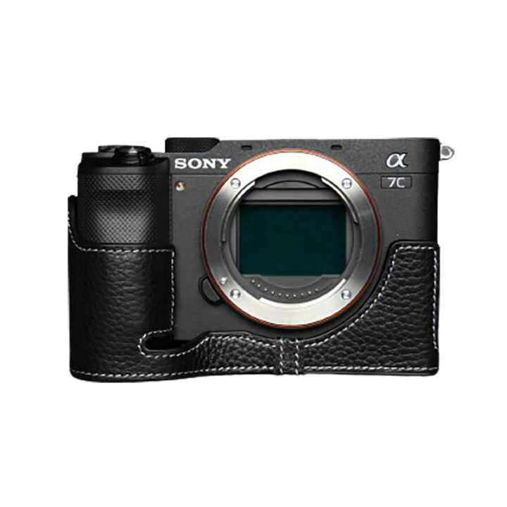 楽天市場】SONY α7C 専用 レザー ケース Black ブラック TP Original 