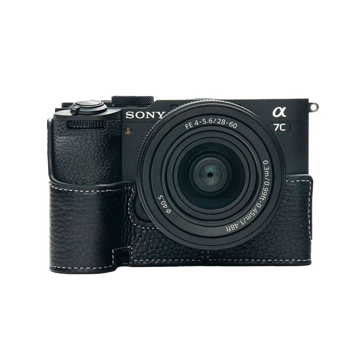 楽天市場】SONY α7C II α7CR 専用 レザー ケース Black ブラック TP 