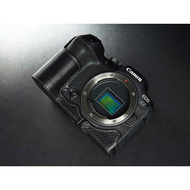 楽天市場】Canon EOS R7 専用 レザー ケース Black ブラック TP 