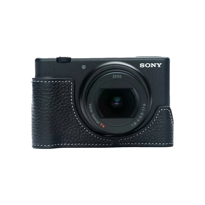 楽天市場】SONY VLOGCAM ZV-1M2 ZV-1F 専用 レザー ケース Black 