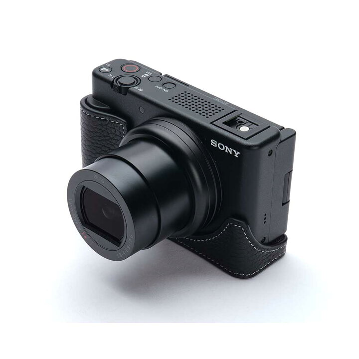 楽天市場】SONY VLOGCAM ZV-1M2 ZV-1F 専用 レザー ケース Black 
