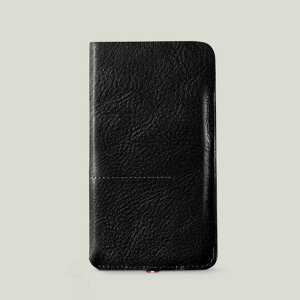 hardgraft iPhone 12/12 Pro C^AU[ P[X Black ubN X[uP[X J[h[ ACtH    {v AJ^[ C^A Italian Leather Case WLD-12PRO-BLK