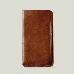 hardgraft iPhone 12/12 Pro C^AU[ P[X Brown uE X[uP[X J[h[ ACtH    {v AJ^[ C^A Italian Leather Case WLD-12PRO-BRO