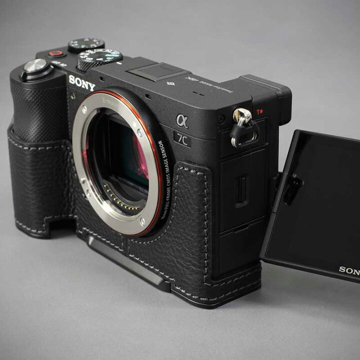 楽天市場】カメラケース Lims リムズ SONY α7C 専用 イタリアンレザー 