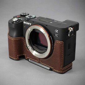 カメラケース Lims リムズ SONY α7C 専用 イタリアンレザー ケース Brown ブラウン メタルプレート 高級 高品質 本革 おしゃれ かっこいい A7C ILCE-7C SY-A7CDBR LIM'S lims リムズカメラケース 日本正規販売店