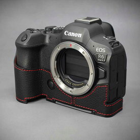 カメラケース Lims リムズ Canon EOS R6 Mark II 専用 イタリアンレザー カメラケース Black ブラック おしゃれ かっこいい 高級 高品質 牛革 ケース メタルプレート バッテリー交換可能 キャノン キヤノン イオス CN-EOSR62BK LIM'S lims リムズカメラケース 日本正規販売店