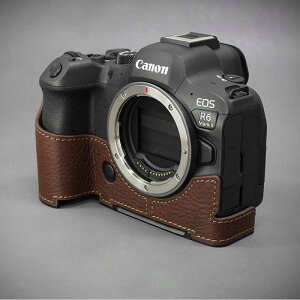 �󂠂�i �J�����P�[�X Lims �����Y Canon EOS R6 Mark II ��p �C�^���A�����U�[ �P�[�X Brown �u���E�� ������� ���������� ���� ���i�� �{�v ���v �P�[�X �o�b�e���[�����\ �L���m�� �L���m�� �C
