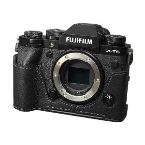 カメラケース Lims リムズ FUJIFILM X-T5 用 イタリアンレザー ケース Black ブラック おしゃれ かっこいい 高級 高品質 本革 牛革 ケース メタルプレート バッテリー交換可能 フジフィルム 富士フ