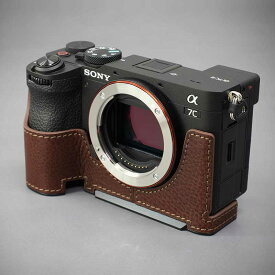 カメラケース Lims リムズ SONY α7CR α7C II 専用 イタリアンレザー カメラケース Brown ブラウン メタルプレート 高級 高品質 本革 おしゃれ かっこいい A7CR A7C2 ILCE-7CR ILCE-7CM2 SY-A7C2DBR LIM'S lims リムズカメラケース 日本正規販売店