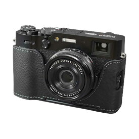 カメラケース Lims リムズ FUJIFILM X100VI 専用 イタリアンレザー ケース Black ブラック おしゃれ かっこいい 高級 本革 牛革 メタルプレート バッテリー交換可能 フジフィルム 富士フイルム FJ-X100VIBK LIM'S lims リムズカメラケース 日本正規販売店