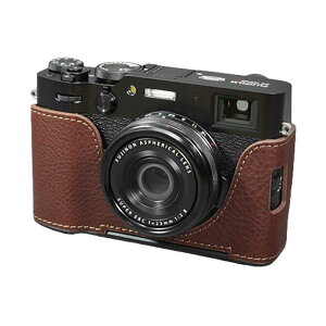 JP[X Lims Y FUJIFILM X100VI p C^AU[ P[X Brown uE    {v v ^v[g obe[\ tWtB xmtC FJ-X100