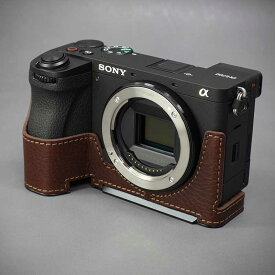 カメラケース Lims リムズ SONY α6700 専用 イタリアンレザー カメラケース Brown ブラウン メタルプレート 高級 高品質 本革 おしゃれ かっこいい A6700 ILCE-6700 SY-A6700DBR LIM'S lims リムズカメラケース 日本正規販売店