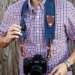 JXgbv HOLD FAST L LoX & {v lbNXgbv AJ RUCK STRAP-DUCK CANVAS AND LEATHER CAMERA STRAP  킢 t@bV Xgbv ჌t ~[X RS01