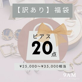 【クーポンで全品半額】【訳あり福袋】福袋 ピアス20点 ピアス イヤーカフ イヤカフ イヤーカフス 訳アリ アクセサリー 金属アレルギー対応 お得 2026 送料無料 レディース ゴールド シルバー シンプル