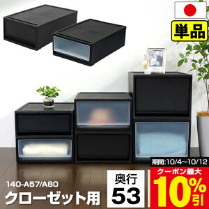 �y�ő�10%OFF�N�[�|���I12�����z ���[�P�[�X �����o�� 1�i �N���[�[�b�g�p ���s53cm ����18cm S �� �u���b�N�y140-A57�z�ςݏd�� ���[�{�b�N�X �ߑ��P�[�X ������� �v���X�`�b�N ��������[ �ߗގ�