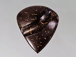 RRibc̊kōꂽVRfނ̃eBAhbvsbN 3.0mm Ep | Animals Pedal Wild Picks (CO-TD-DD-BR-3.0) Coconut Tear Drop Double Dent Brown 3mmy䂤pPbgΉ\z