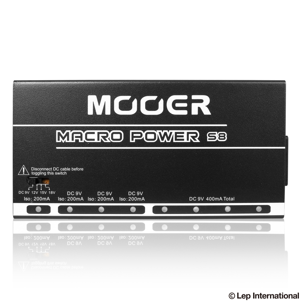 正規輸入品 送料無料 送料0円 Mooer Macro 激安通販専門店 Power S8 エフェクター パワーサプライ Supply Isolated ギター