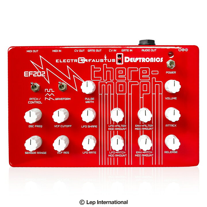 楽天市場】Electro-Faustus EF202 Theremorph Red / テルミン シンセ 