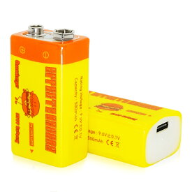 Effects Bakery　Cheeseburger RE9V Battery (1個入) 【ゆうパケット対応可能】 / 充電して何度も使える9Vバッテリー