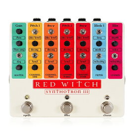 【6/6 16時までポイント10倍】Red Witch Pedals Synthotron III / シンセ フィルター コーラス ギター エフェクター
