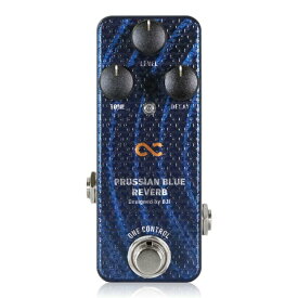 One Control - PRUSSIAN BLUE REVERB | ミニペダル リバーブ ギター エフェクター