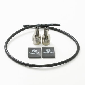 3 Monkeys Solderless�@DC SOLDERLESS SOLO PACK�@�y�䂤�p�P�b�g�Ή��\�z / DC�P�[�u�� ����L�b�g DC�v���O2��+�P�[�u��30cm����